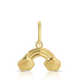14K Rainbow Pendant Charm