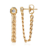 Highball Diamond Chain Earring