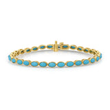 Marina Turquoise Tennis Bracelet