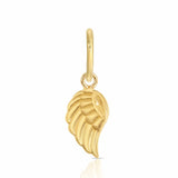 14K Guardian Angel Wing Charm