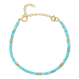 An Endless Summer Bracelet - Turqs + Caicos on a white background. 