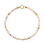 An Endless Summer Bracelet - Pink Sands on a white background. 