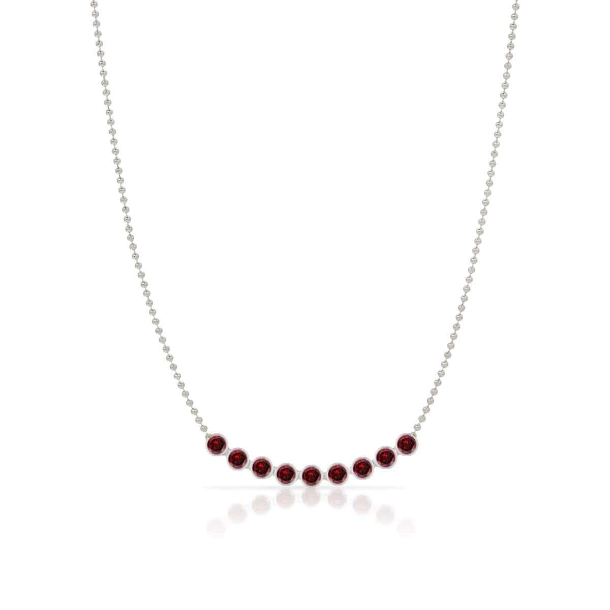 Birthstone Arc Layering Necklace