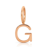 Gold Letter Charm - MayaBrennerUK