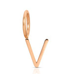 Gold Letter Charm - MayaBrennerUK