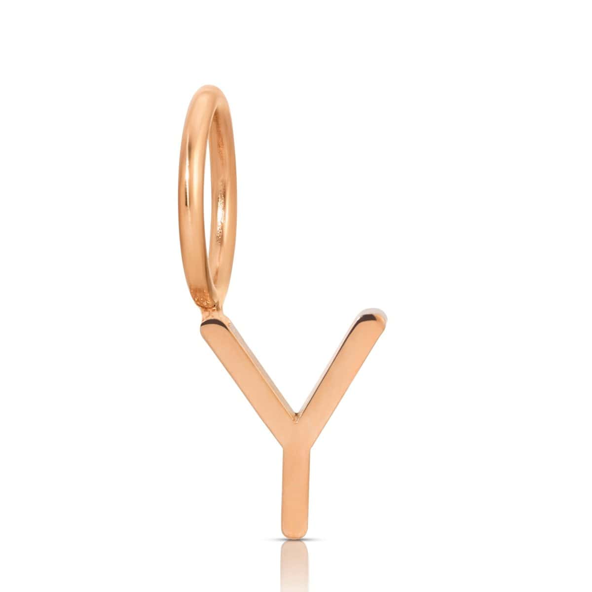 Gold Letter Charm - MayaBrennerUK