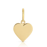 14K Heart Pendant Charm