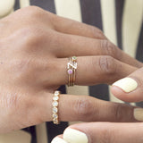 14k gold Letter Ring