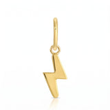 14k Lightning Bolt Charm Pendant