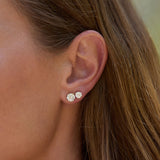 Queen Diamond Stud Earrings