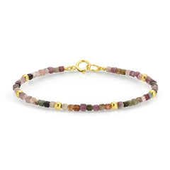 An Endless Summer Bracelet - Coral Reef on a white background. 