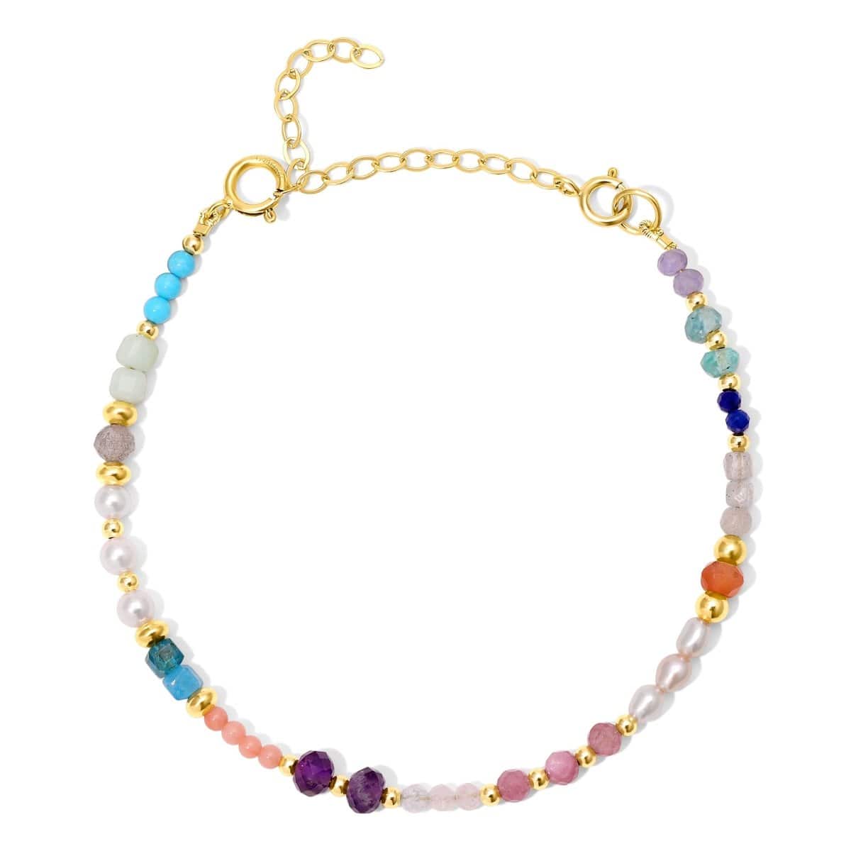 An Endless Summer Bracelet - Capri on a white background. 