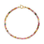 An Endless Summer Bracelet - Coral Reef on a white background. 