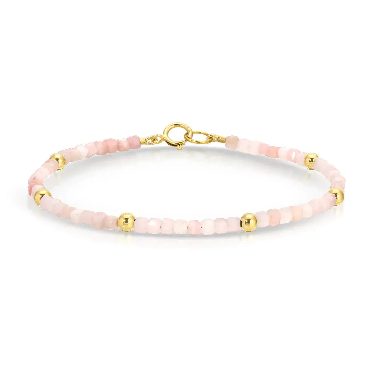 An Endless Summer Bracelet - Pink Sands on a white background. 