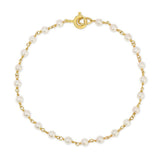 The Lily Bouquet Bracelet on a white background. 