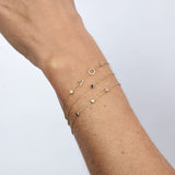Custom Gold Bracelet - 3 Letters