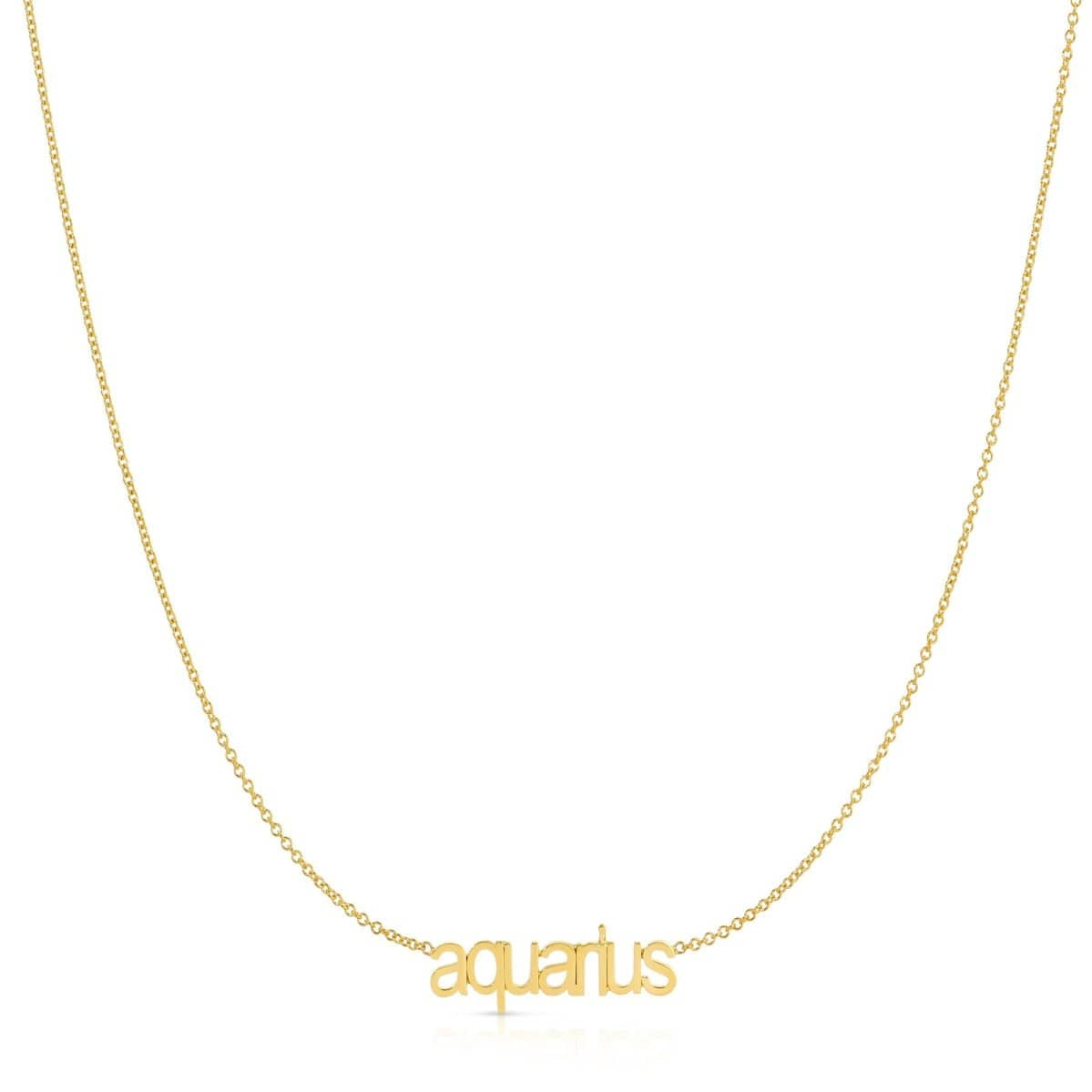 Petite Zodiac Necklace - MayaBrennerUK