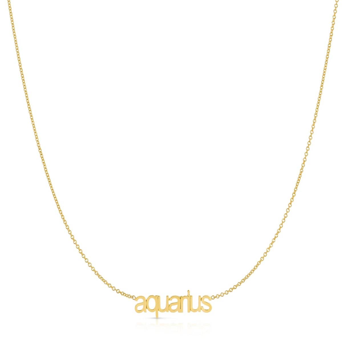 Petite Zodiac Necklace - MayaBrennerUK