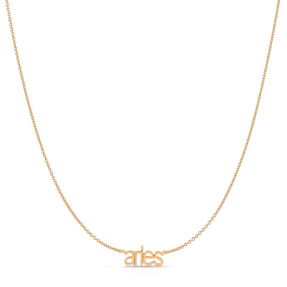 Petite Zodiac Necklace - MayaBrennerUK