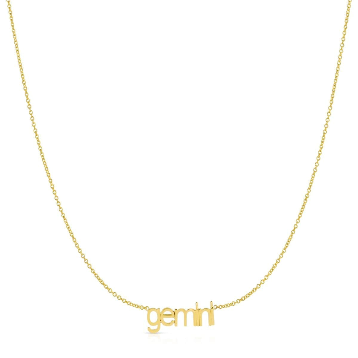 Petite Zodiac Necklace - MayaBrennerUK