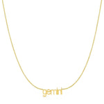 Petite Zodiac Necklace - MayaBrennerUK