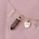 Balance Crystal Charm - Smoky Quartz