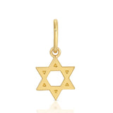 14K Star of David Pendant Charm