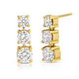 Triple Sec Diamond Earring