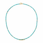 An Endless Summer Necklace - Turqs + Caicos on a white background. 