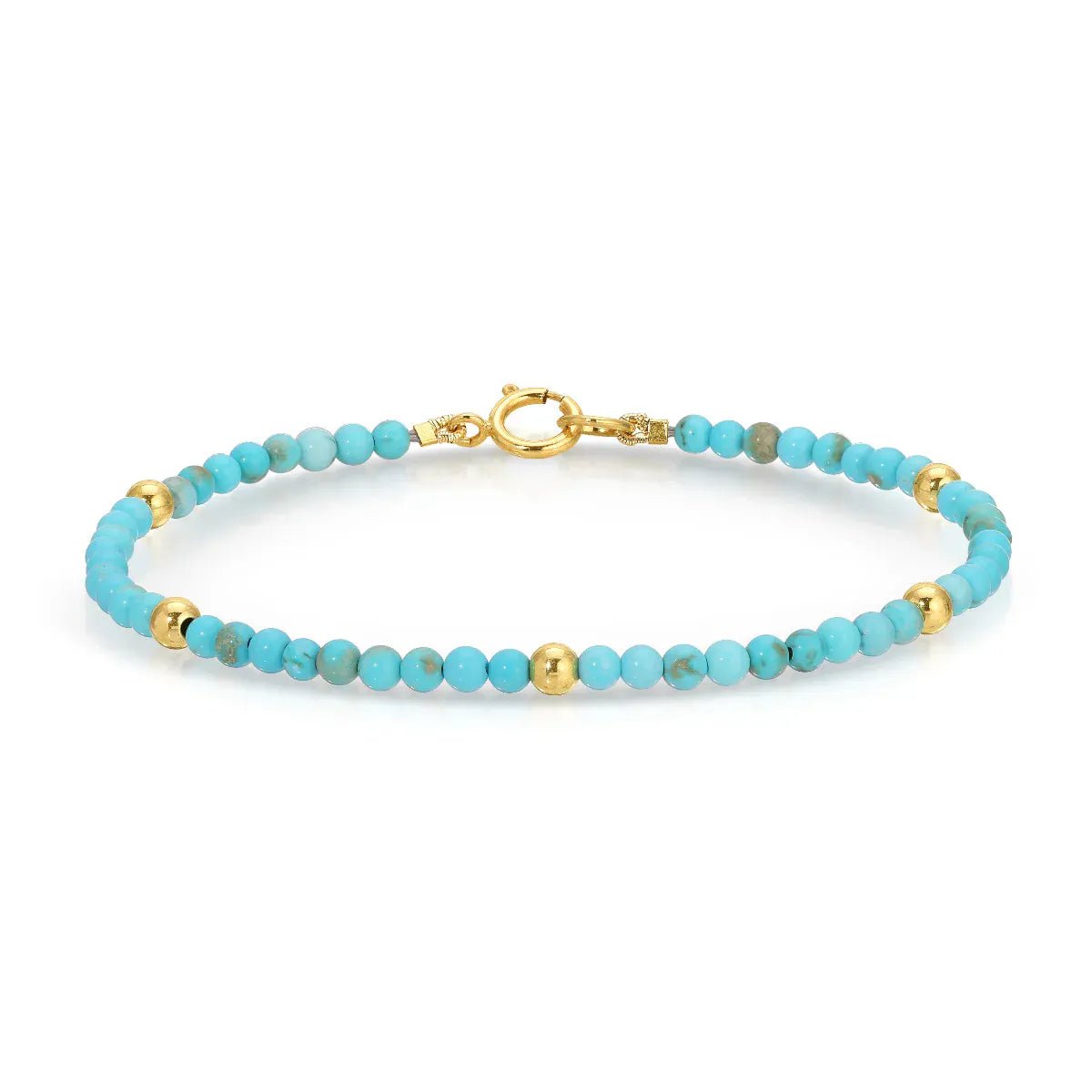 An Endless Summer Bracelet - Turqs + Caicos on a white background. 