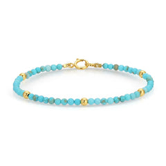 An Endless Summer Bracelet - Turqs + Caicos on a white background. 