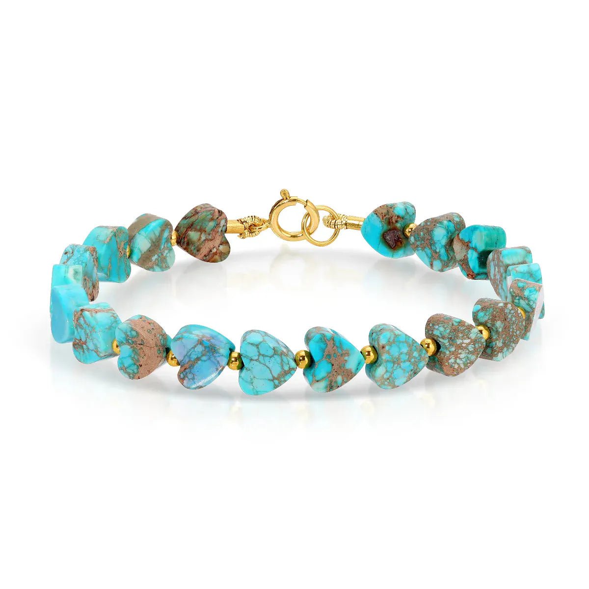 An Endless Summer Bracelet - Sea + Sky on a white background. 