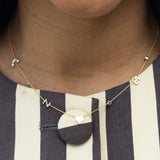 Custom Gold Necklace - 5 Letter