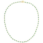 The Clover Bouquet Necklace on a white background. 