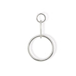 A Cascading Open Eclipse Earring in white gold on a white background. 