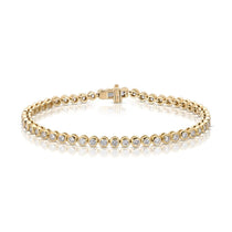 A Love Set Match Bracelet in yellow gold on a white background.