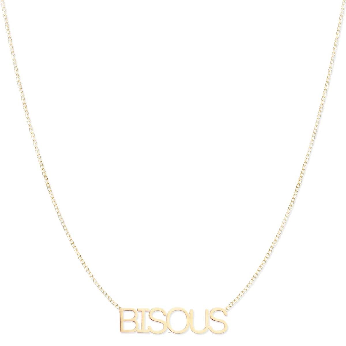Maya Brenner x Clare V BISOUS Necklace