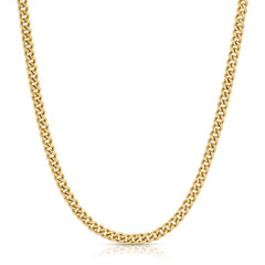 A Round Curb Chain on a white background. 