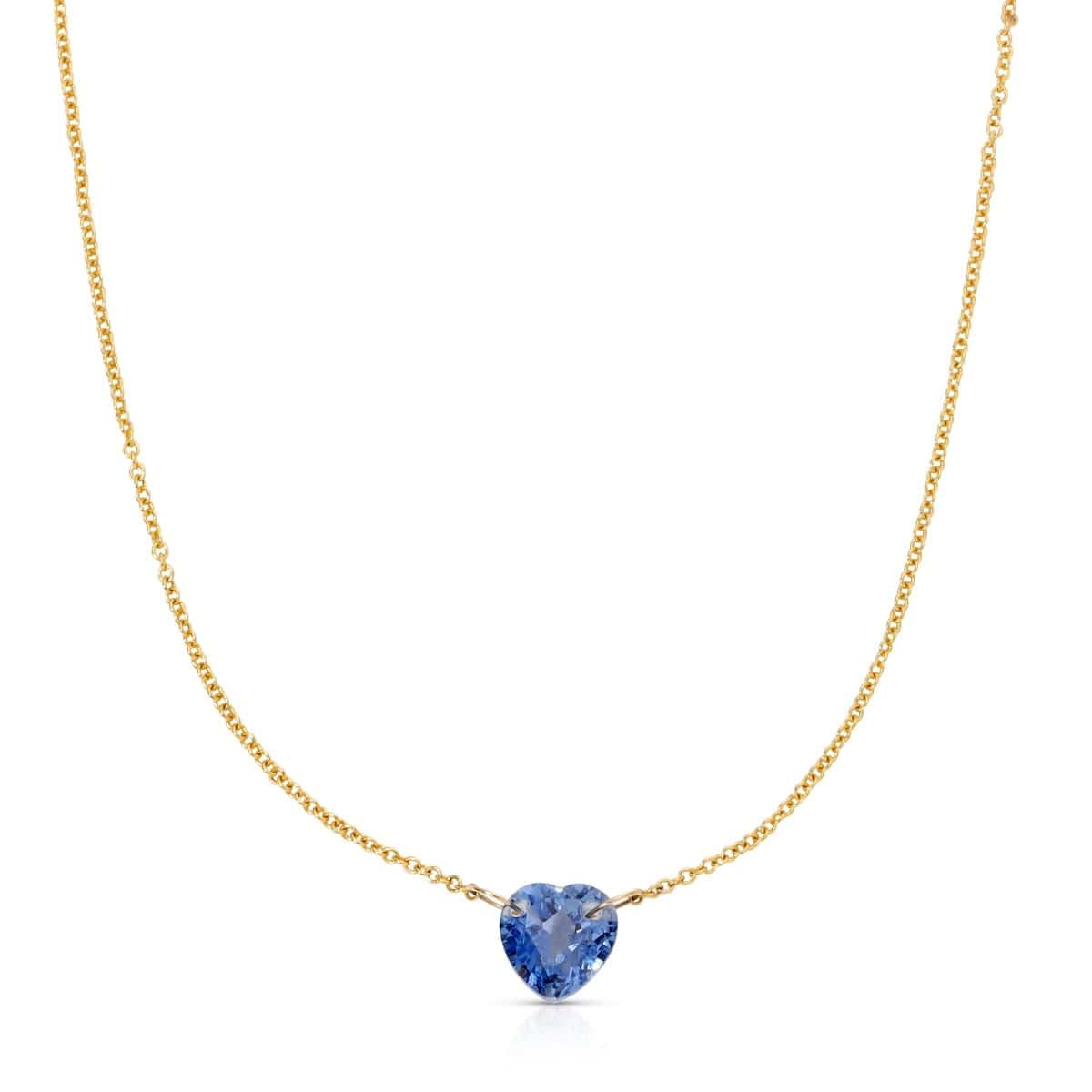 Sweetheart Necklace Sapphire