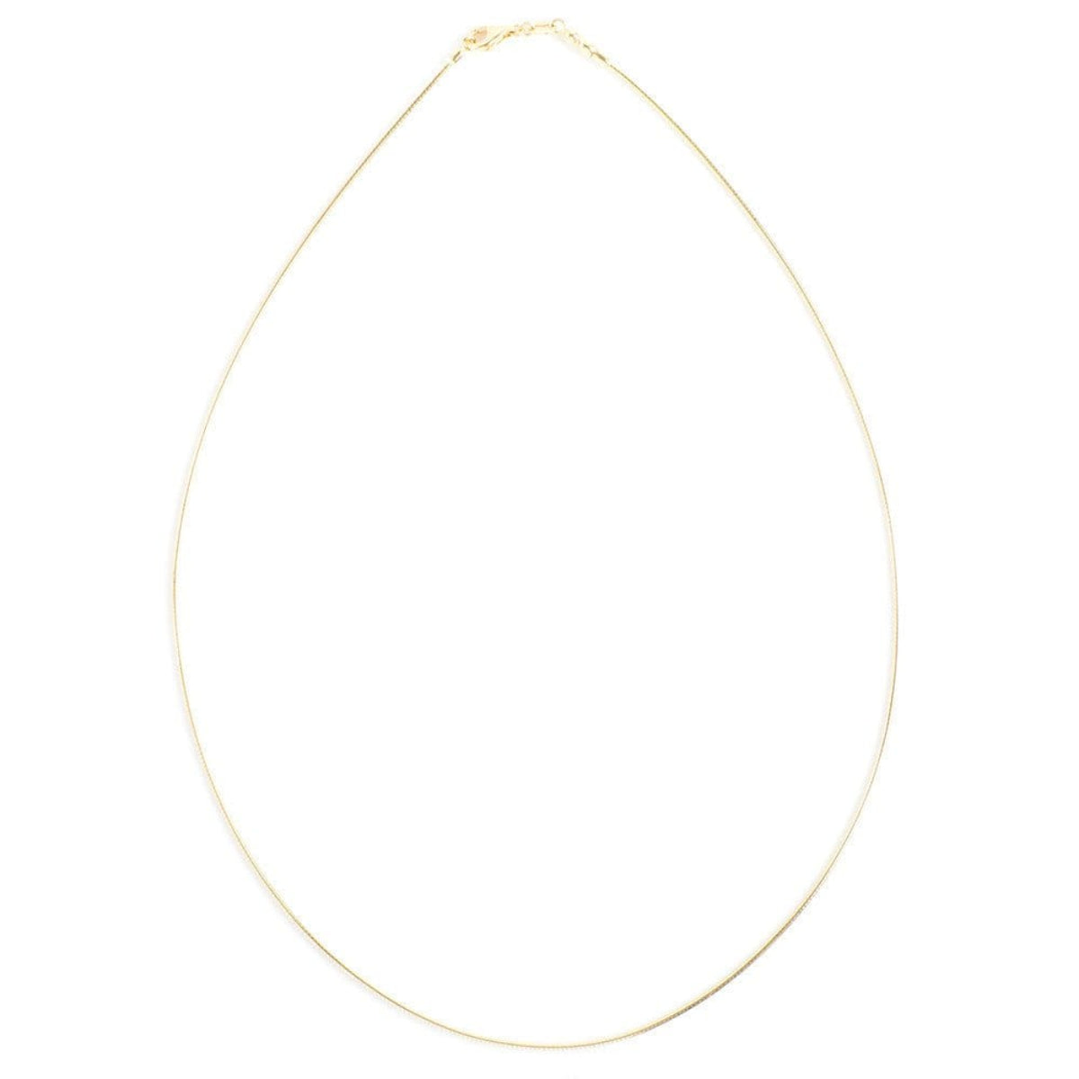 An Omega Chain on a white background. 