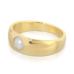 A Perla Pinky Ring on a white background. 