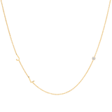 Custom Gold Necklace - 3 Letter