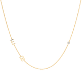Custom Gold Necklace - 3 Letter