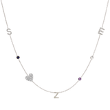 Custom Gold Letter Necklace - 7 Letter