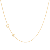 Custom Gold necklace - 2 Letter
