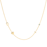 Custom Gold Necklace - 4 Letter