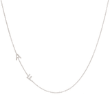 Custom Gold necklace - 2 Letter
