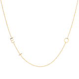Custom Gold Necklace - 3 Letter