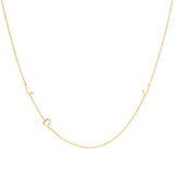 Custom Gold Necklace - 3 Letter