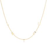 Custom Gold Necklace - 5 Letter